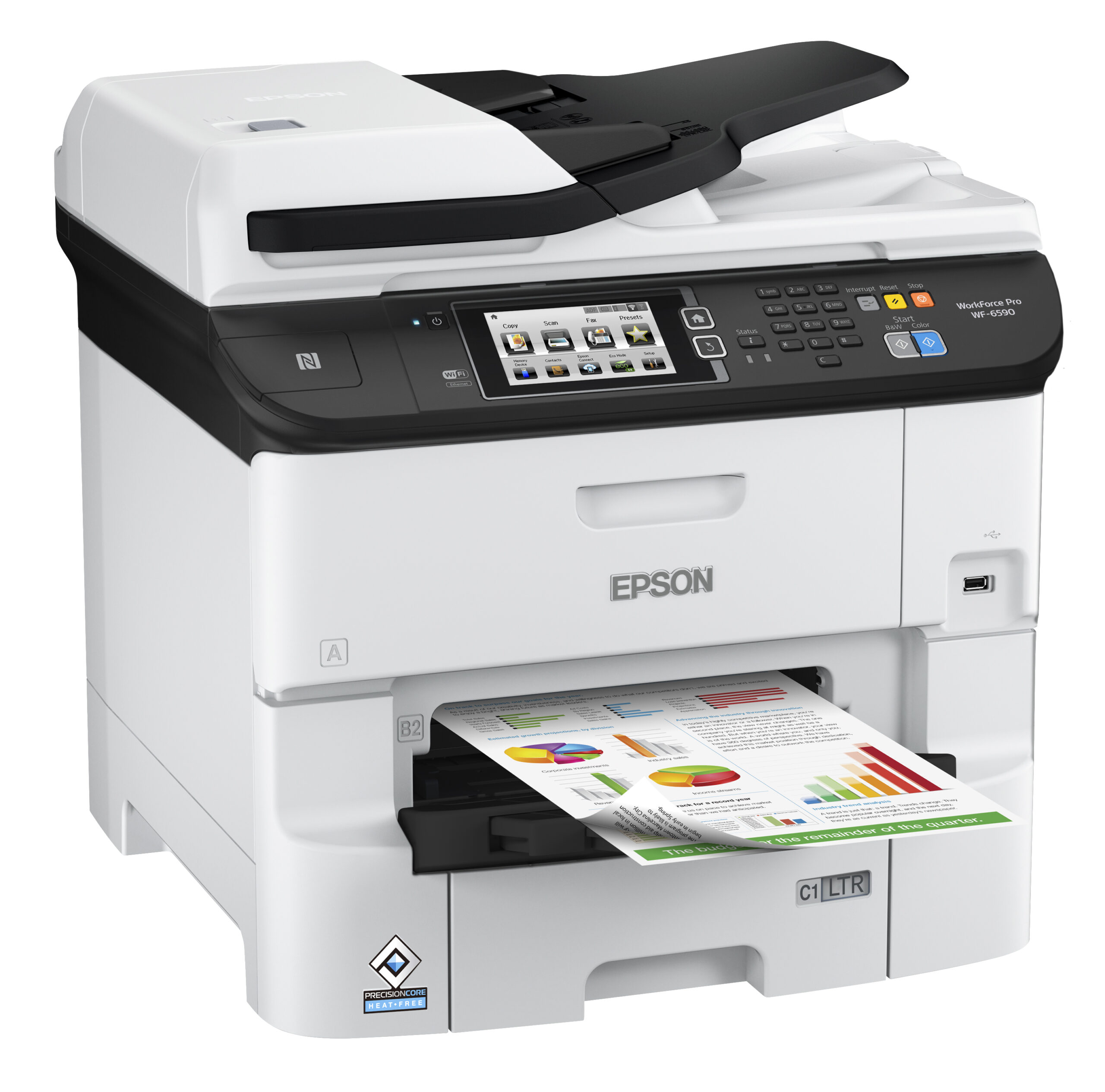 Epson WorkForce C6590- Multi Function, 24 ppm- Color- 75K Monthly Duty- 2 Year warranty