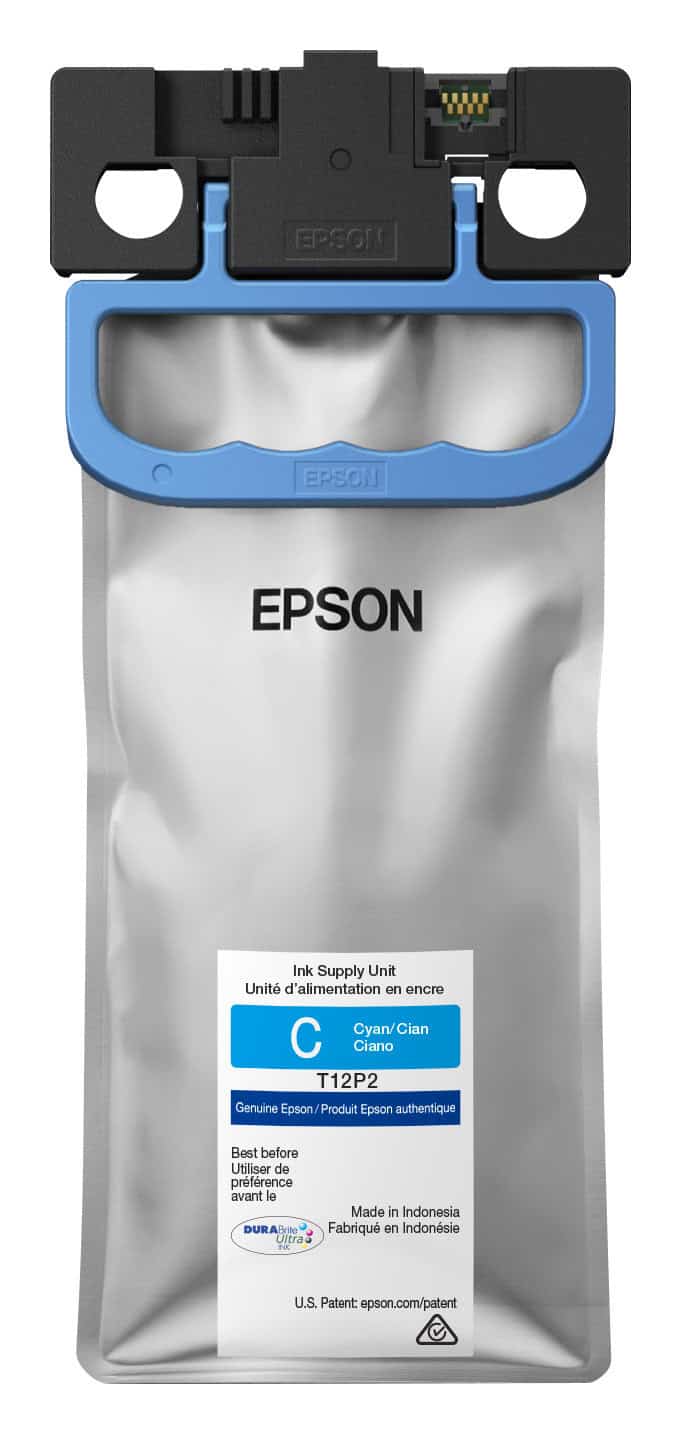 Epson T12P Cyan high-yield ink pack; Yield: 20,000