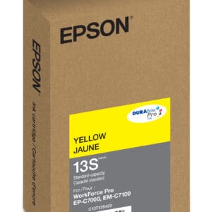 Epson T13S Yellow ink cartridge; Yield: 1,700