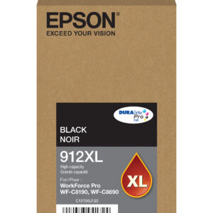 Epson 912XL Black high-yield ink cartridge; Yield: 5,800