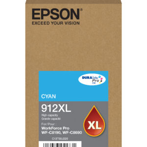 Epson 912XL Cyan high-yield ink cartridge; Yield: 4,600