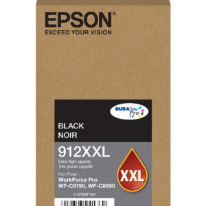 Epson 912XXL Black extra-high-yield ink cartridge; Yield: 11,500