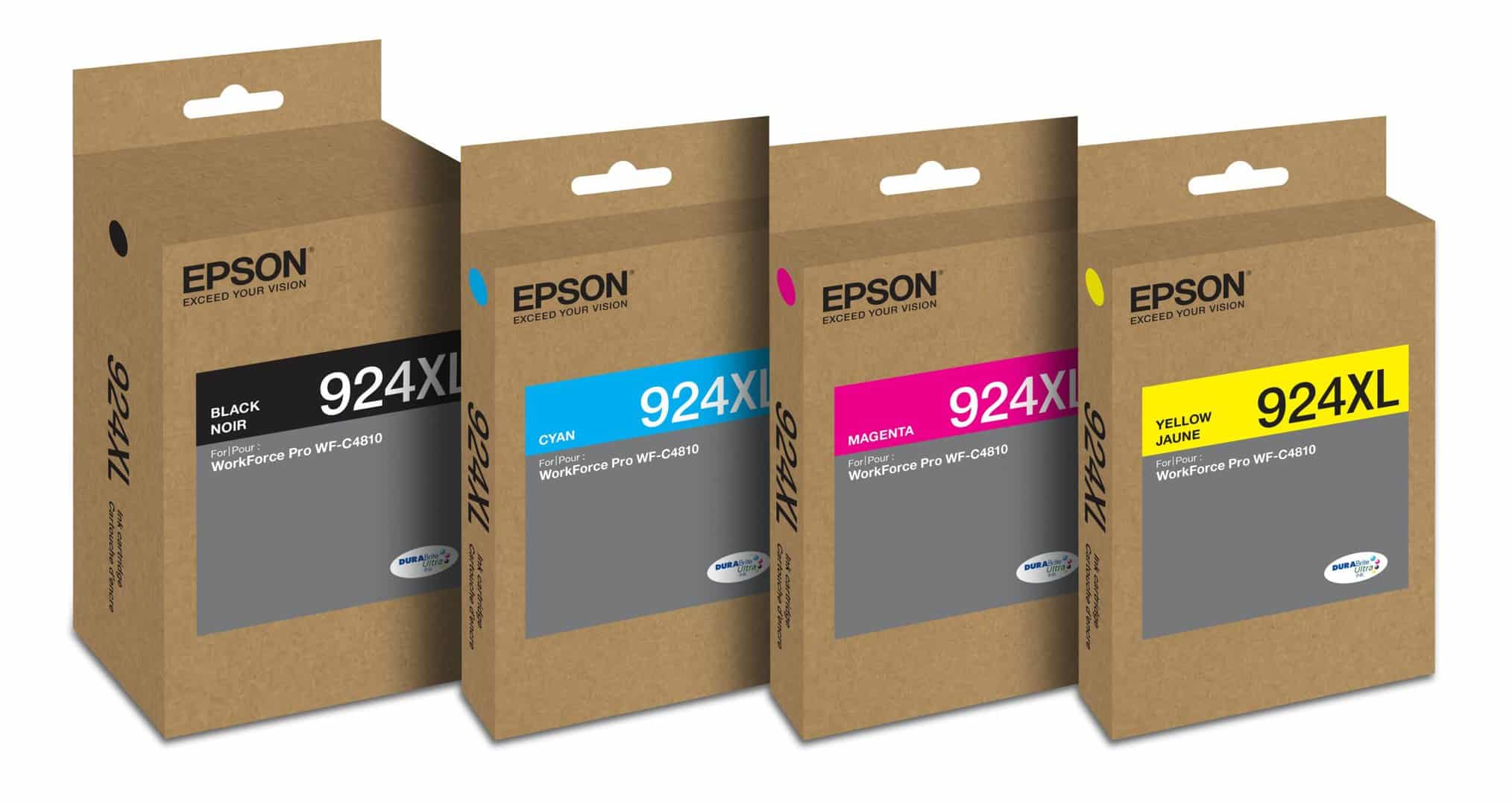 Epson 924XL High Capacity Cyan Ink Cartridge; Yield: 1,700