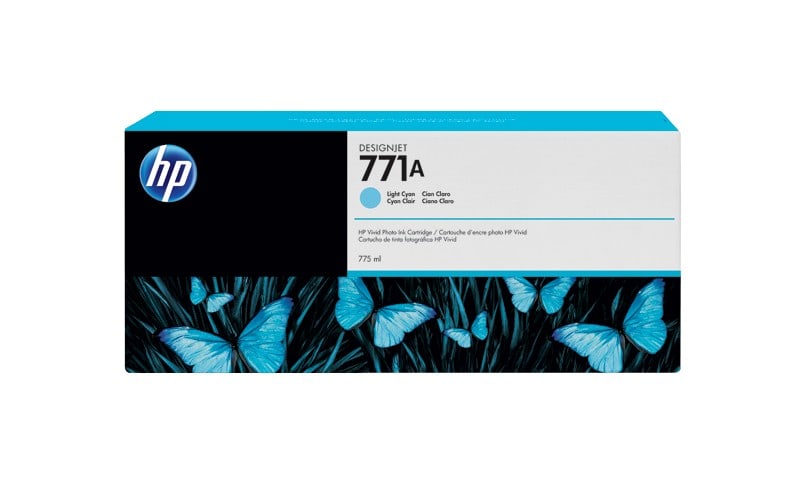 HP 771 775ml Light Cyan Ink Cartridge