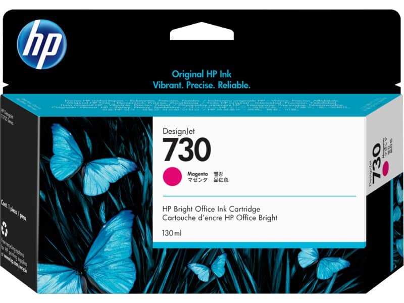 HP 730 130ml Magenta Ink Cartridge